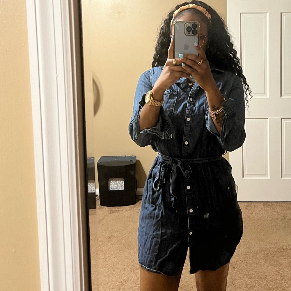 Denim dress